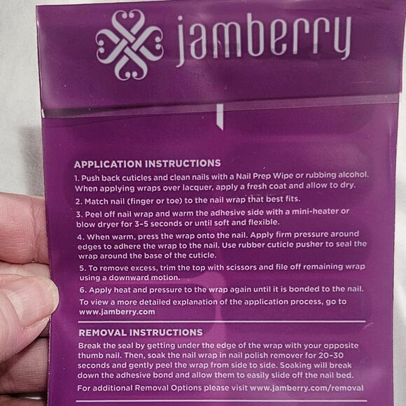 Jamberry New half sheet Swiss Dot powder blue & poppy nail wraps - Picture 4 of 4